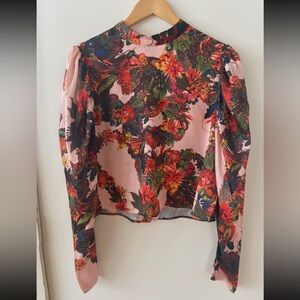 H&M Floral Blouse - Pink and Multicolor
